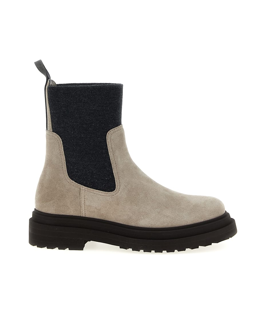 【関税&送料込み】Brunello Cucinelli Precious Loop Detail Brunello Cucinelli Precious Loop Detail Ankle Boots