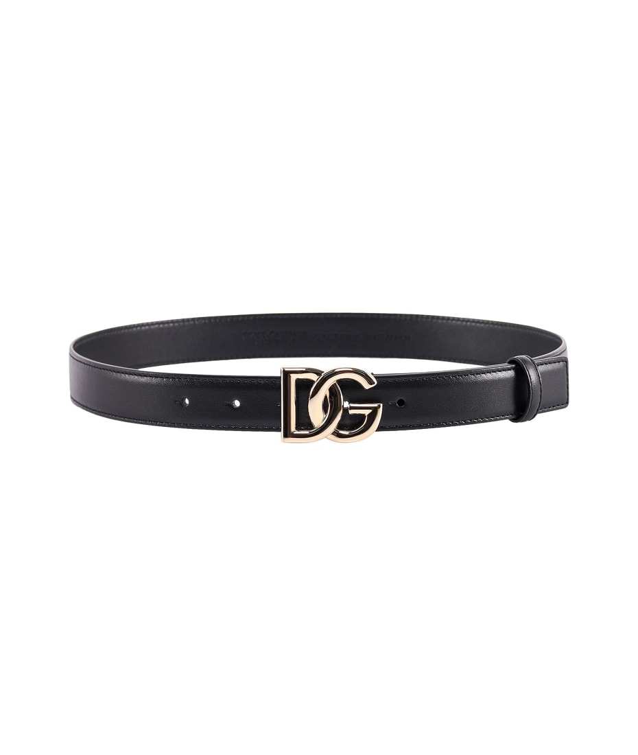 Dolce & Gabbana Leather Belt With Dg Logo | italist, ALWAYS
