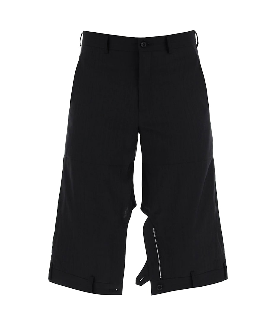 パンツ comme des garcons homme plus shorts Double Layered Shorts in Khaki – SVRN