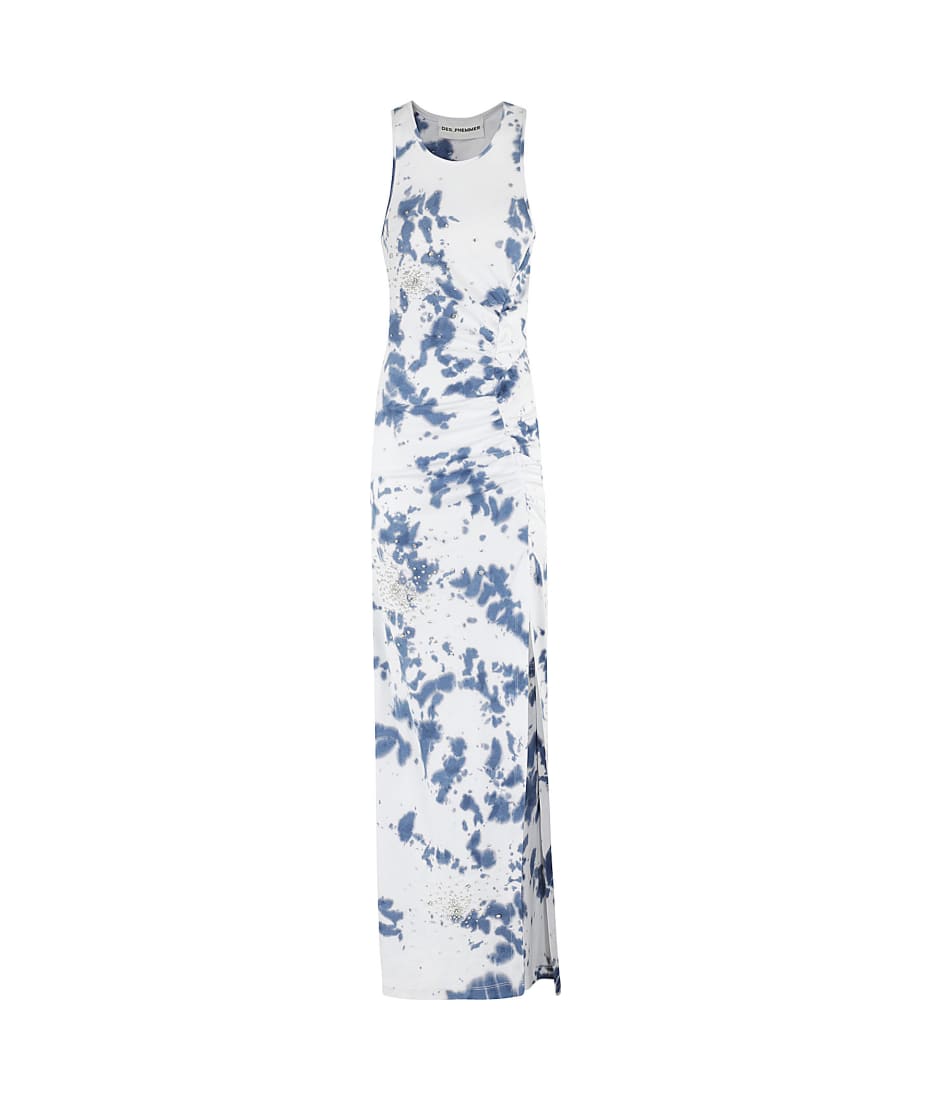 オールインワン・サロペット Des Phemmes Cotton Rib Tie Dye Embroidred Dress Des Phemmes Cotton Rib Tie Dye Embroidred Dress | ShopSimon