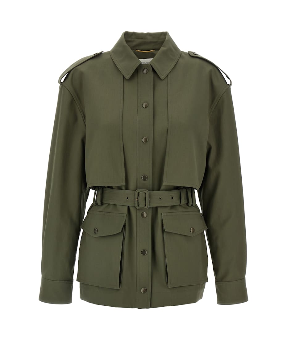 【Saint Laurent】SS25 Saharan Trench Coat Saint Laurent Saharan Trench Coat | italist