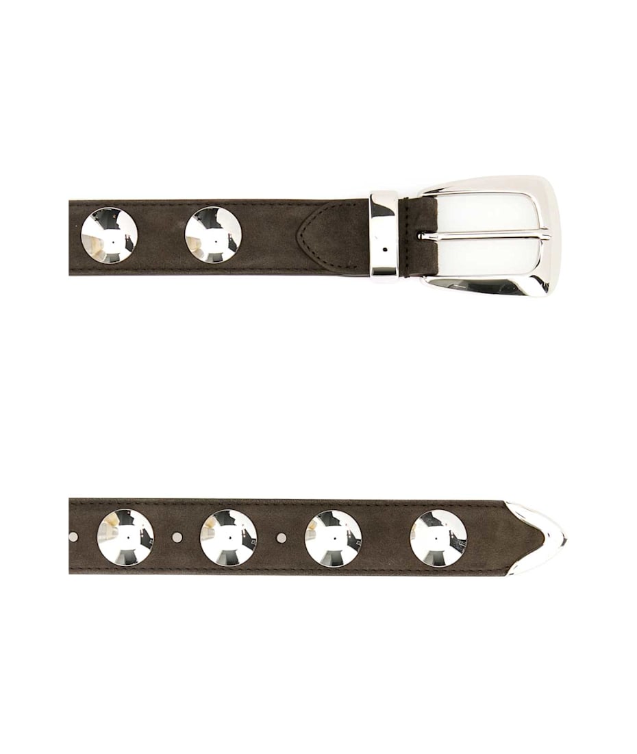 ベルト KHAITE MUD SUEDE BENNY BELT Khaite Mud Suede Benny Belt | italist