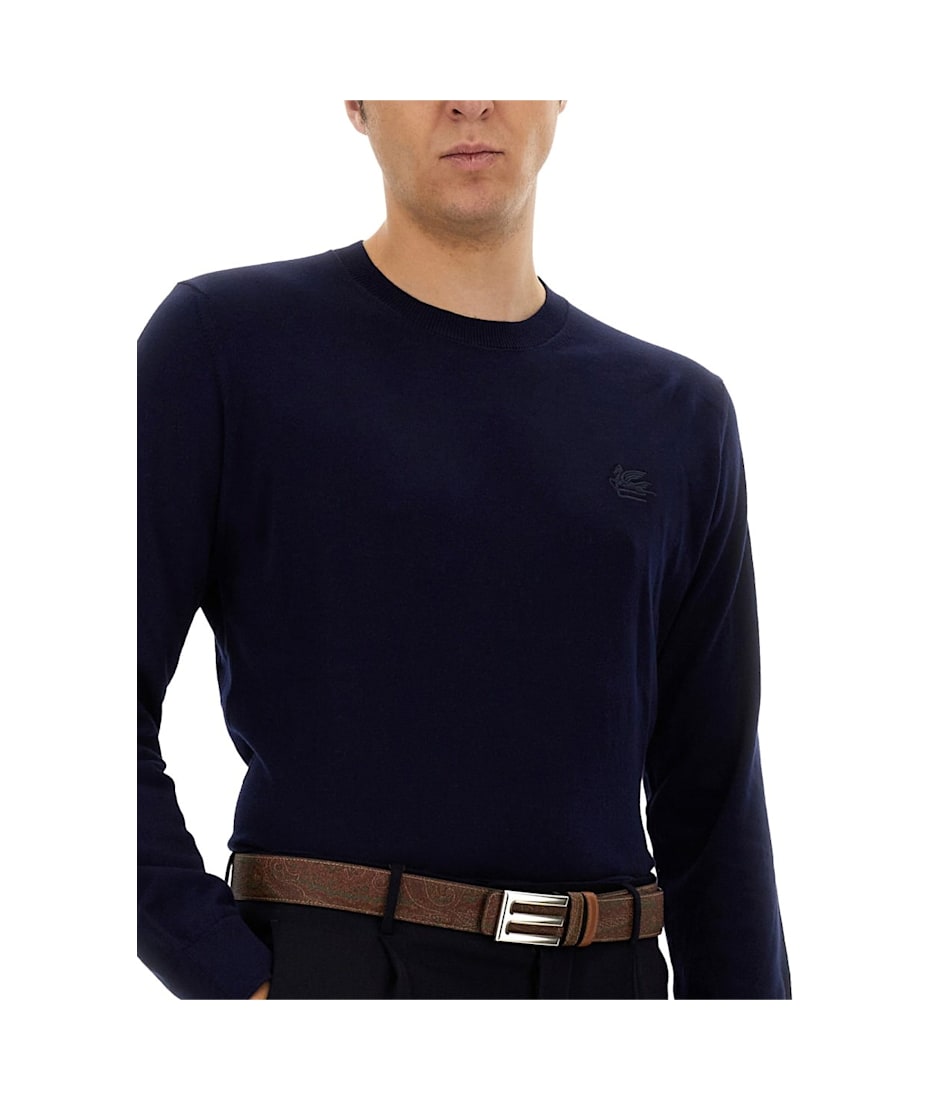 【送料&関税込】Etro Pegasus Embroidered Crewneck Sweatshirt Etro Pegasus Embroidered Crewneck Sweatshirt | italist