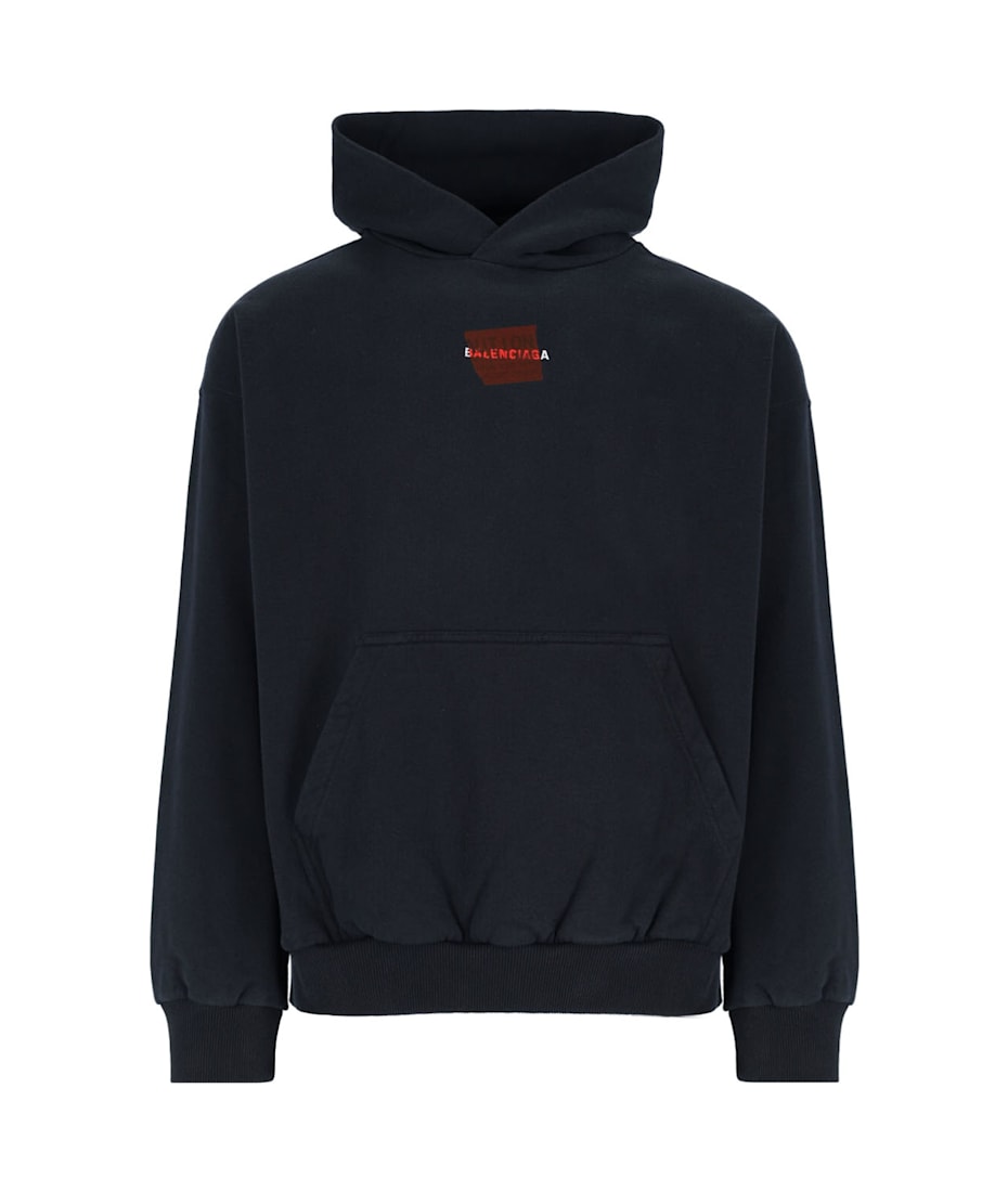 [Balenciaga] バレンシアガ Taped Hooded Sweatshirt Balenciaga 'taped' Hoodie | italist