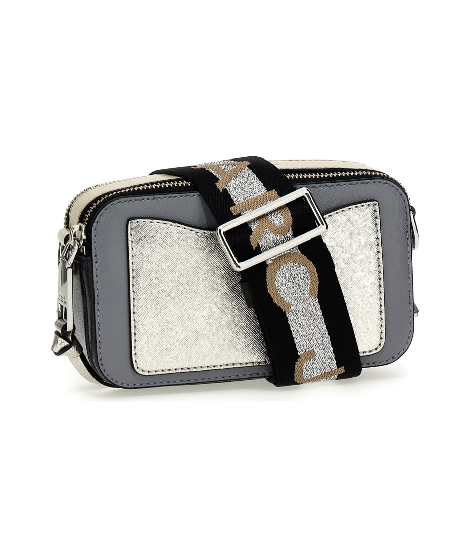 MARC JACOBS Snapshot Leather Crossbody Bag Multicolor