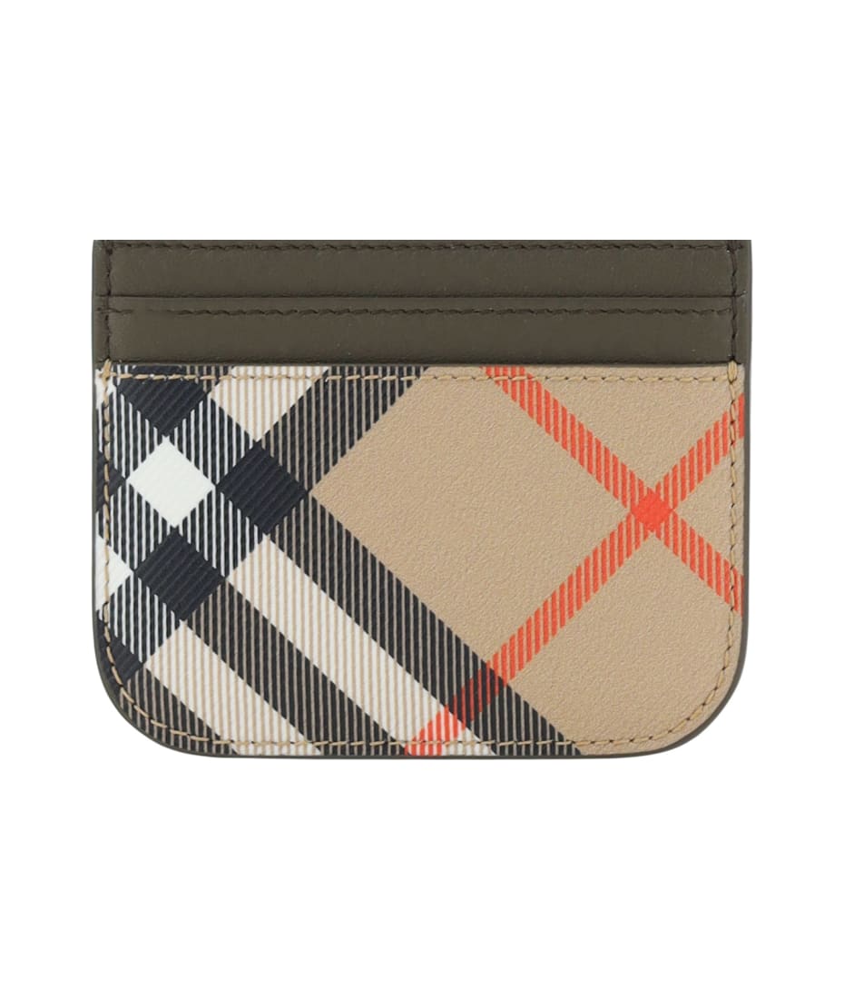 Burberry card holder sale on sale