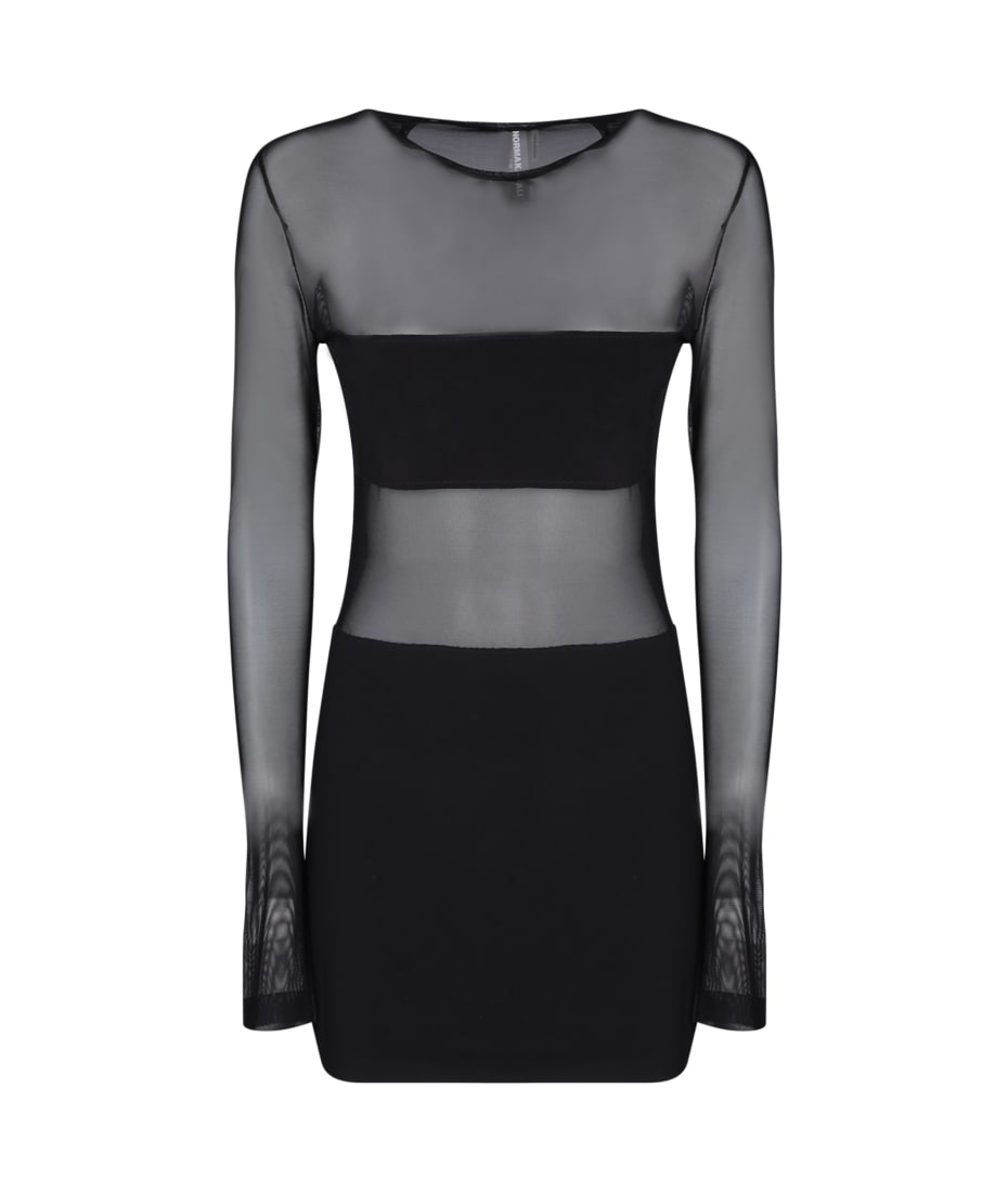 dresses for a black tie optional wedding Norma Kamali One Shoulder Mini Dress main image 0