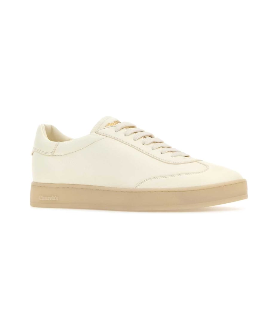 スニーカー Church'S Ivory Leather Largs 2 Sneakers Church's Ivory Leather Largs 2 Sneakers | italist