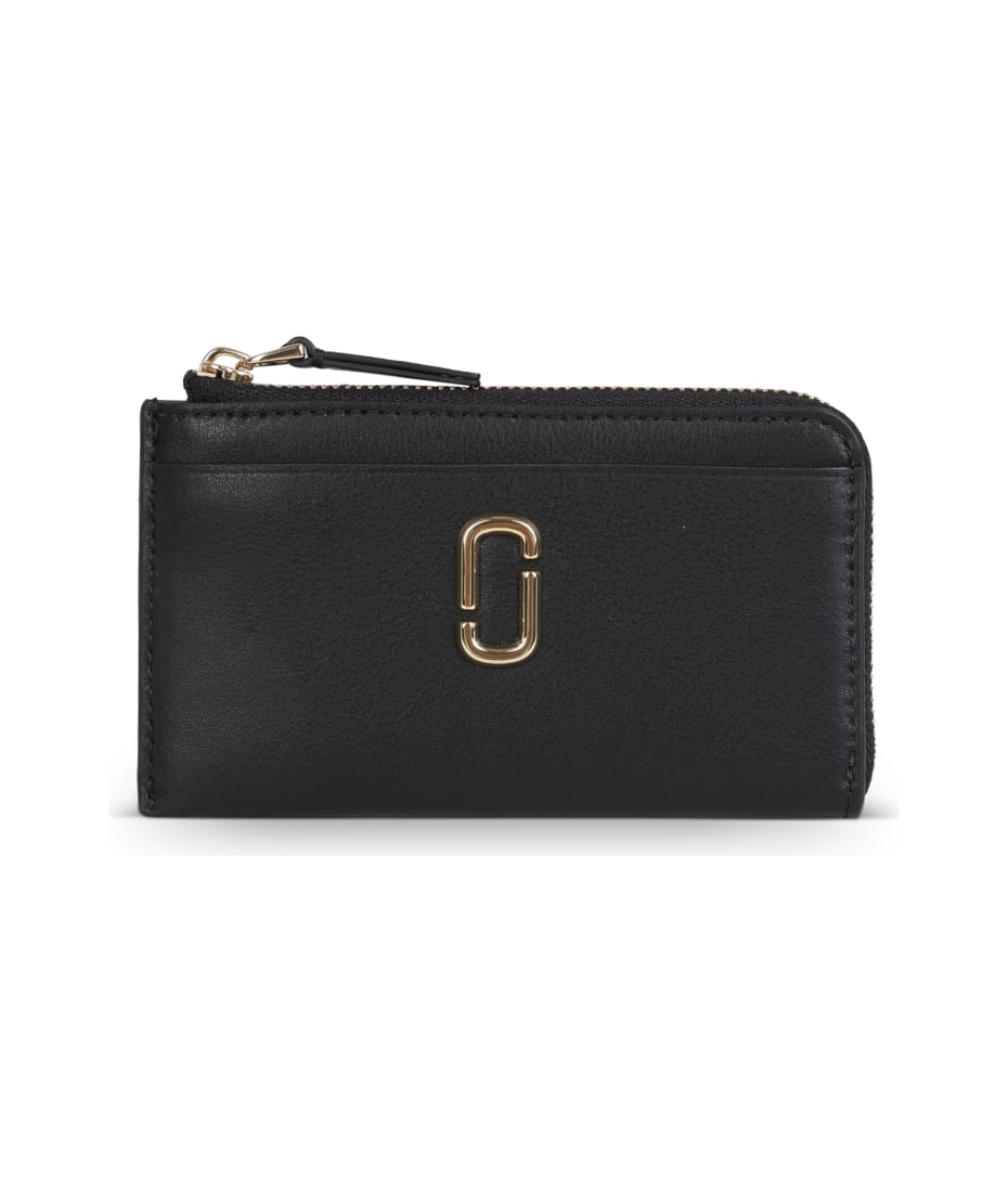 Marc Jacobs The Snapshot Dtm Top-zip Multi Wallet In Black