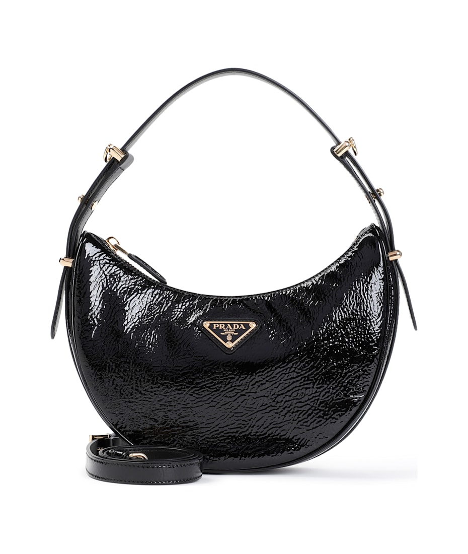 ハンドバッグ PRADA BLACK NAPLAK ARQUE HANDBAG Prada Arque Naplak Bag | italist