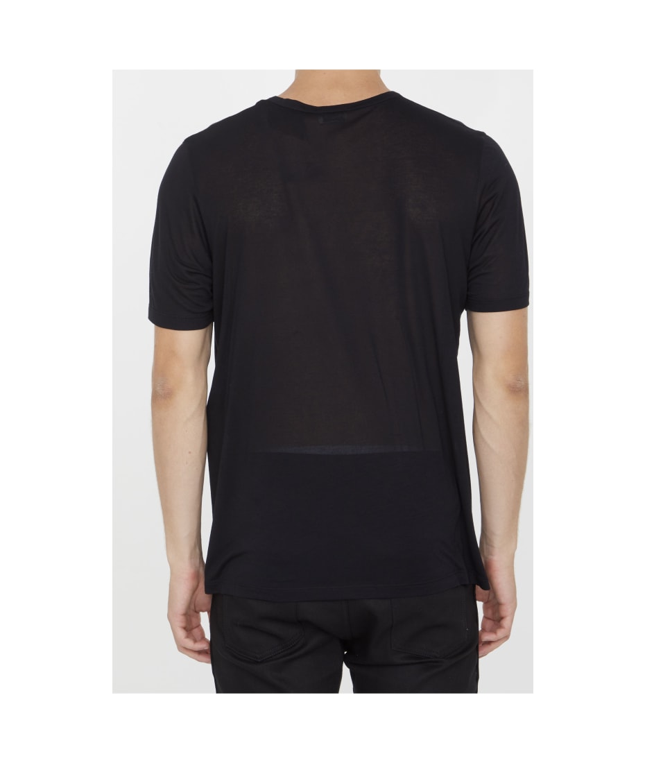 ★Saint Laurent★ Logo Short Sleeve T-Shirt Black 749102Y37I Saint Laurent T-Shirt | Saint Laurent | YSL US