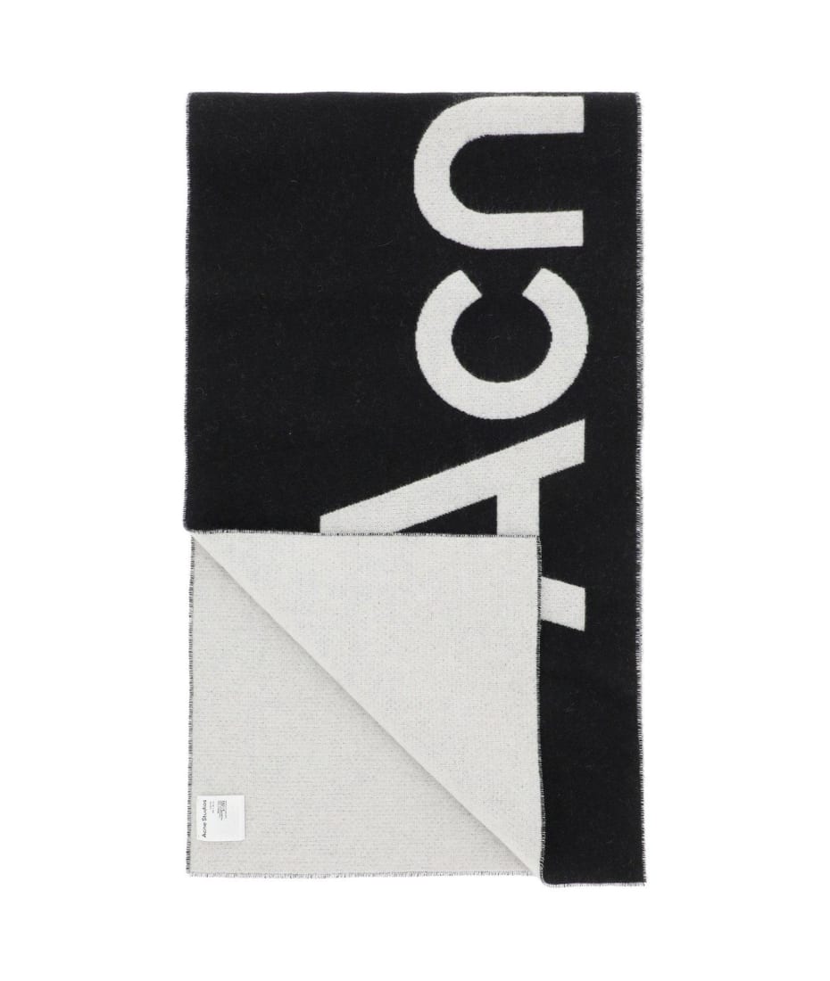 小物 acne studious JACQUARD LOGO SCARF Acne Studios Jacquard Logo Scarf/stole for men and women