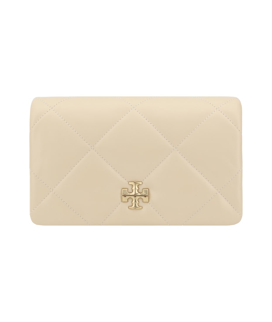 即発 Tory Burch Kira Diamond Quilt Chain Wallet 158326 Mini Kira Diamond Quilt Top-Handle Crossbody: Women's