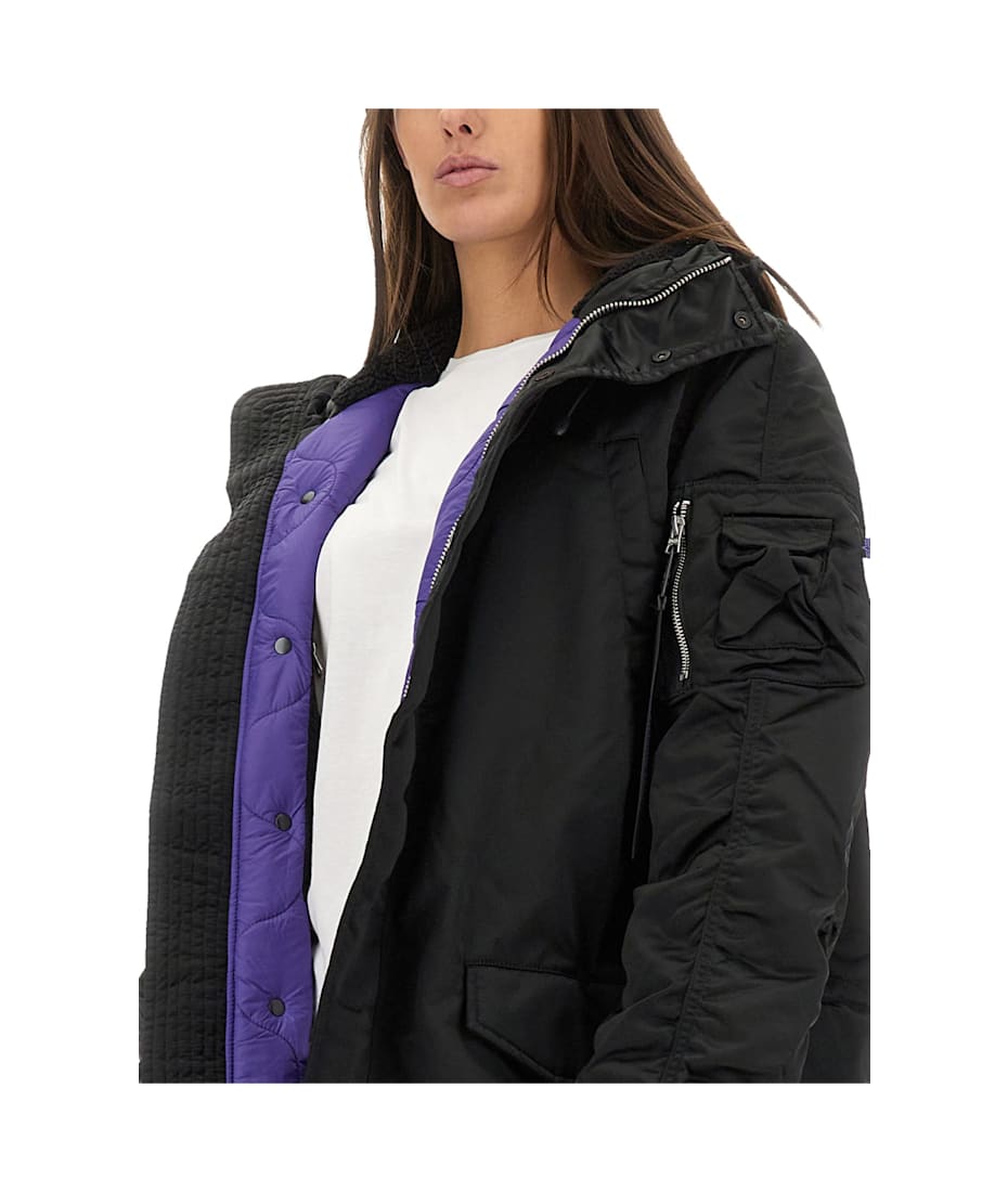 パーカー・フーディ ALPHA INDUSTRIES LONG BOMBER JACKET \