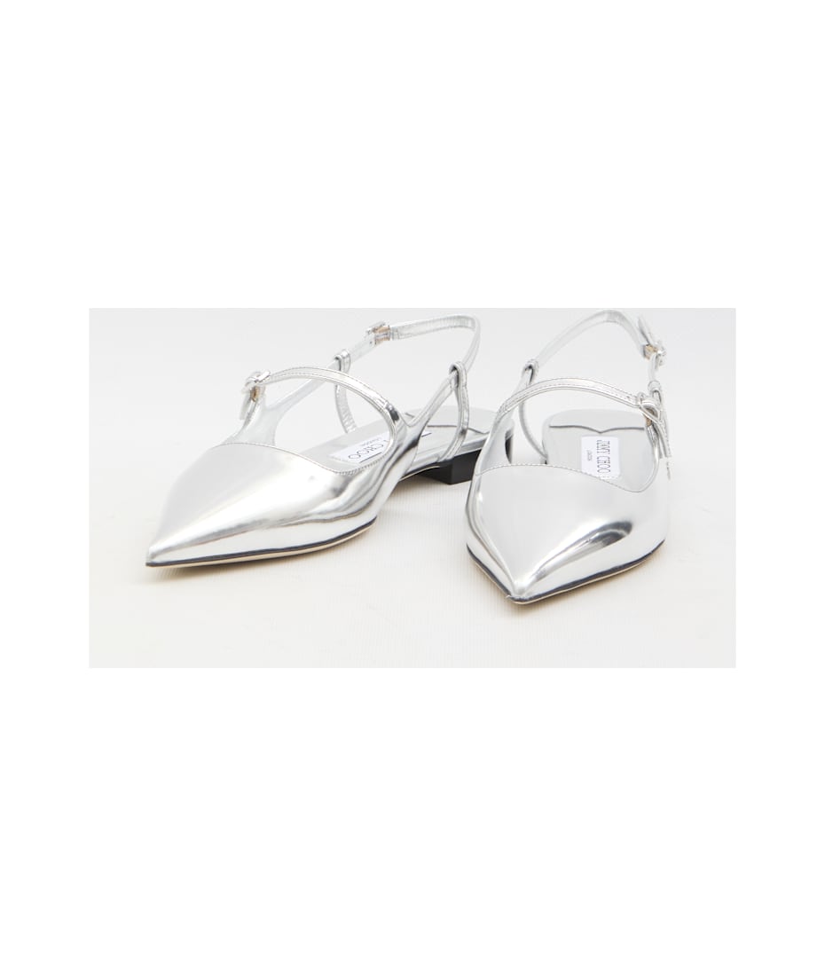 【Jimmy Choo】DIDI BALLERINA FLATS●DIDI FLATQUISILVER JIMMY CHOO - Didi ballerina flats | Leam Roma - Luxury