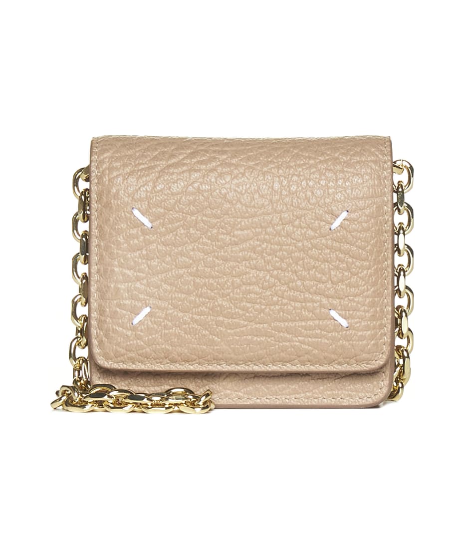 Maison Margiela 24FW Women’s Stitched Card Wallet (SA1VX001 Pebbled leather card holder | Maison Margiela | | Simons