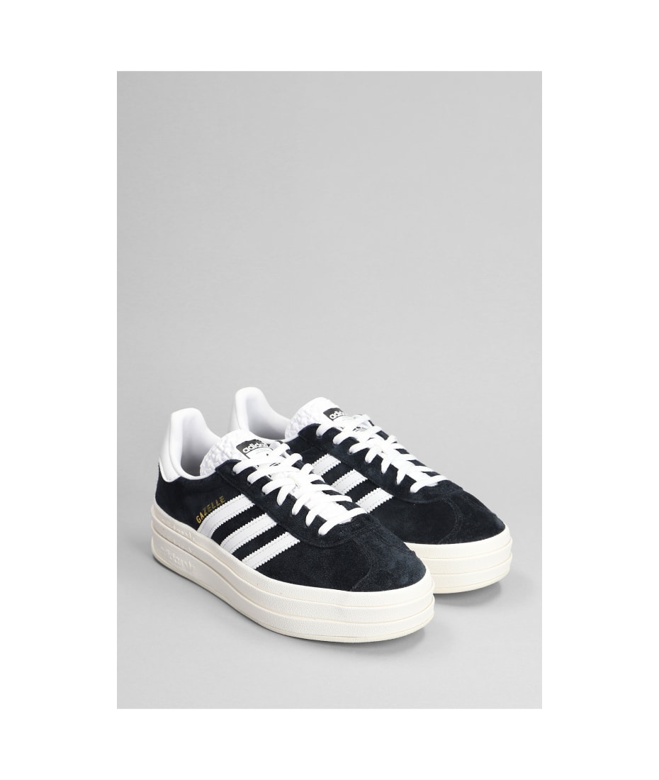 adidas gazelle silver green womens Adidas Originals Gazelle Bold Atmos Black White Gum – Ar Store