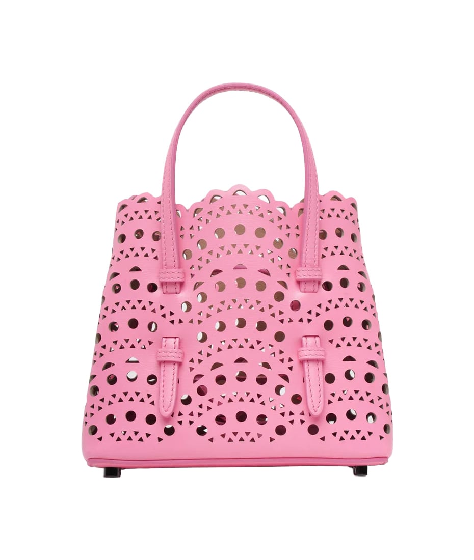 ALAIA＊MINA 16 MICRO BAG レザー 2WAY マイクロバッグ＊送料込 ALAIA☆2way MINA 16 Vienne Wave レザー マイクロ トートバッグ