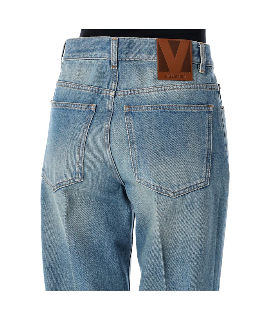 Valentino Garavani Jeans With Jacquard Details | italist
