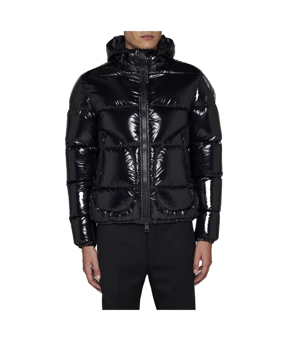 Herno Glossy Black Down Jacket | italist