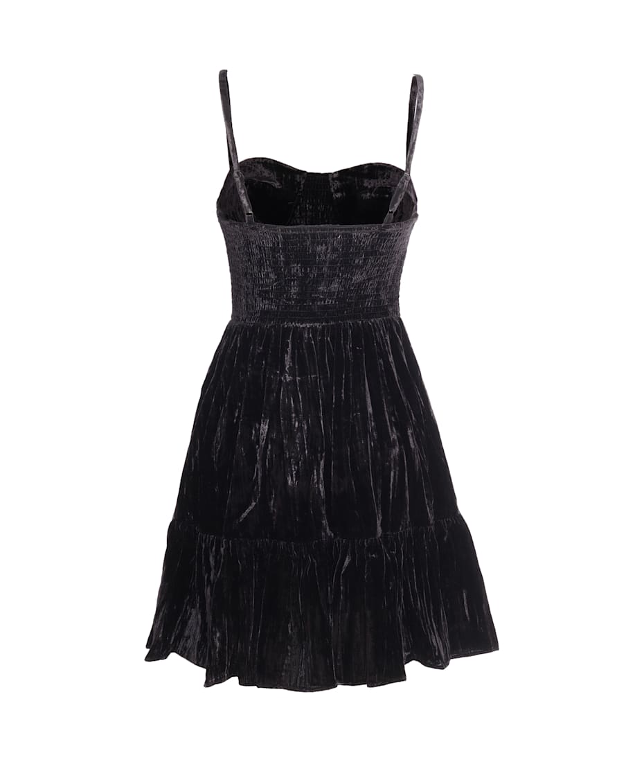 Michael Kors Velvet Bustier Smock Dress | italist