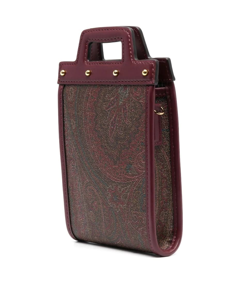 Etro Paisley Shoulder Bag In Red | italist