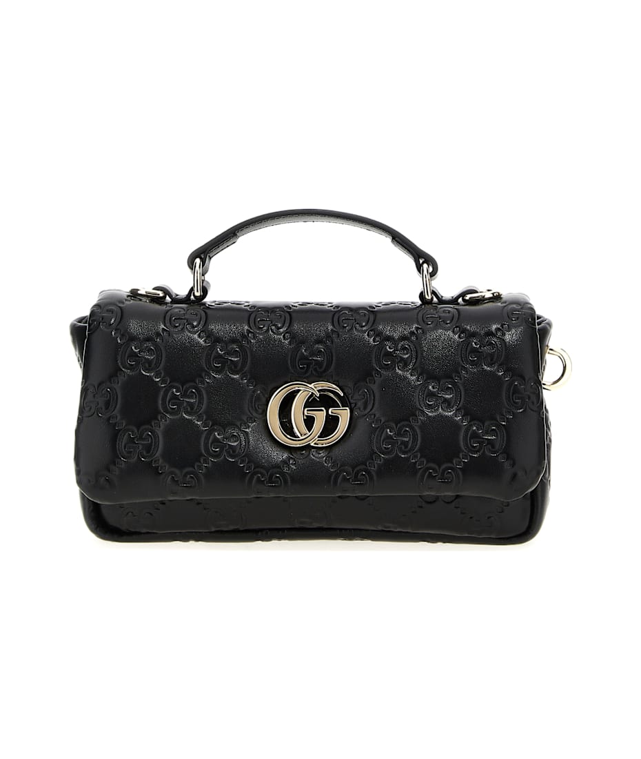 【関税&送料込】Gucci Gg Milano Mini Handbag In Padded Leath Gucci - GG Milano leather mini handbag black - The Corner