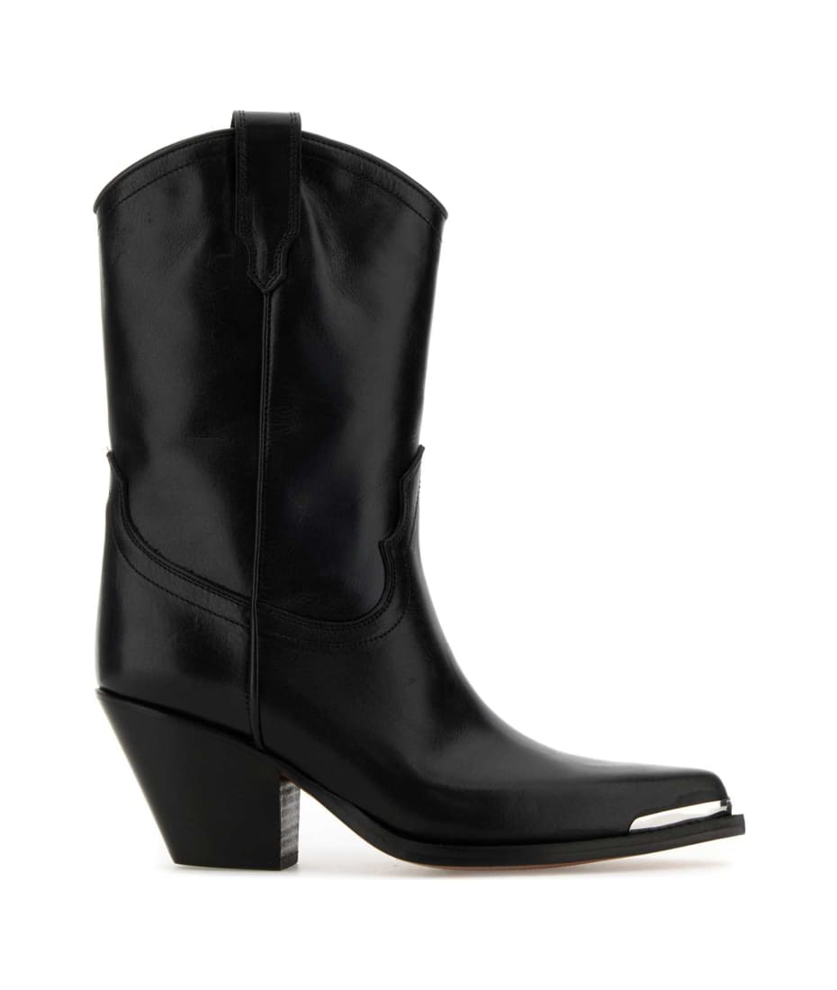 ブーツその他 SONORA Black leather Clara ankle boots Sonora Black Leather Clara Ankle Boots | italist