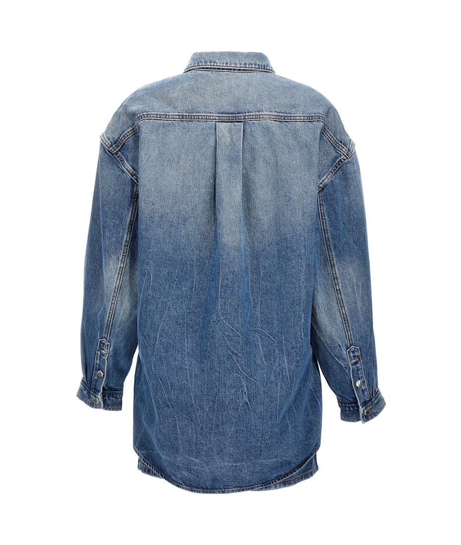 【ALEXANDER WANG】Denim mini dress /デニムドレス Alexander Wang Denim Mini Dress | Blue | FARFETCH
