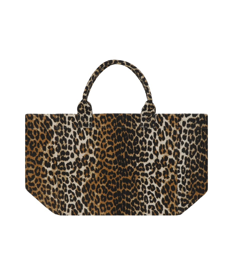 Ganni ◆ Shopper XXL Pocket Animal Print 【 残りわずか】 GANNI SHOPPER XXL