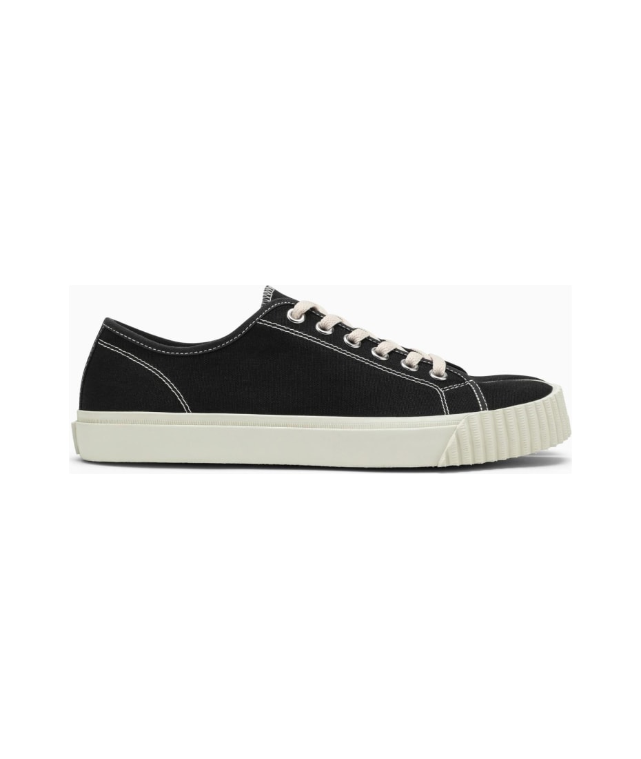 DRKSHDW Luxor Abstract black denim trainer