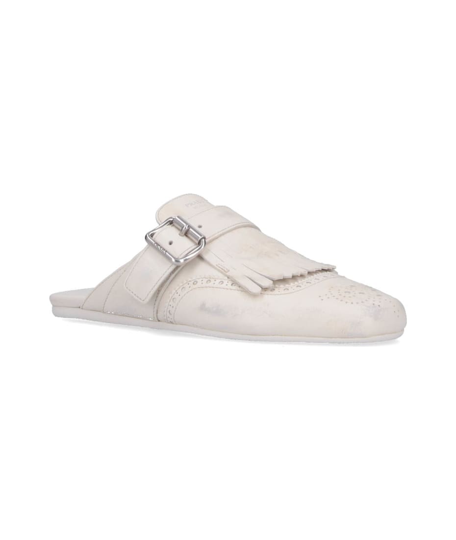 靴 PRADA Heart Leather Mules 靴 PRADA Heart Leather Mules Prada Vintage Heart Mules – The