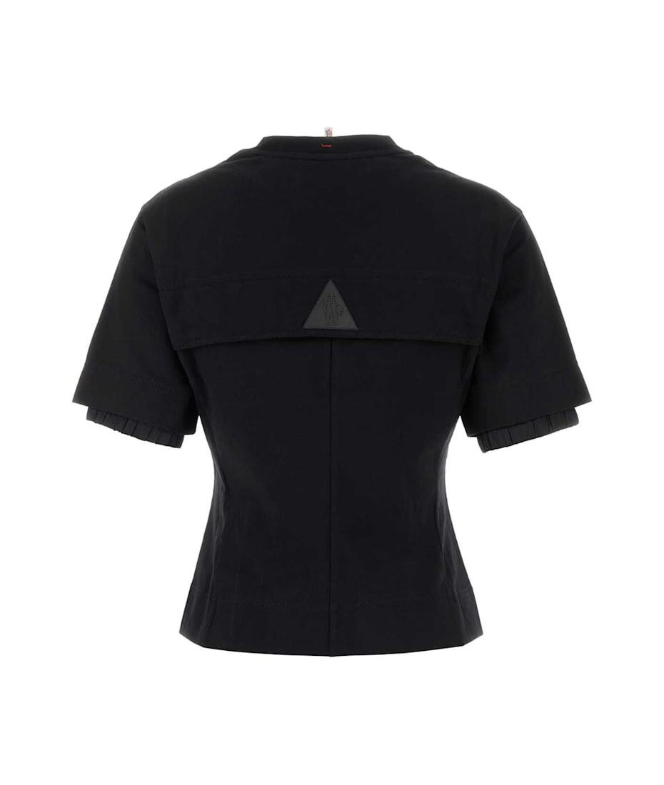 Tシャツ・カットソー MONCLER GRENOBLE Black Stretch Cotton T-Shirt MONCLER GRENOBLE Logo Cotton T-Shirt Black – MAISONDEFASHION.COM