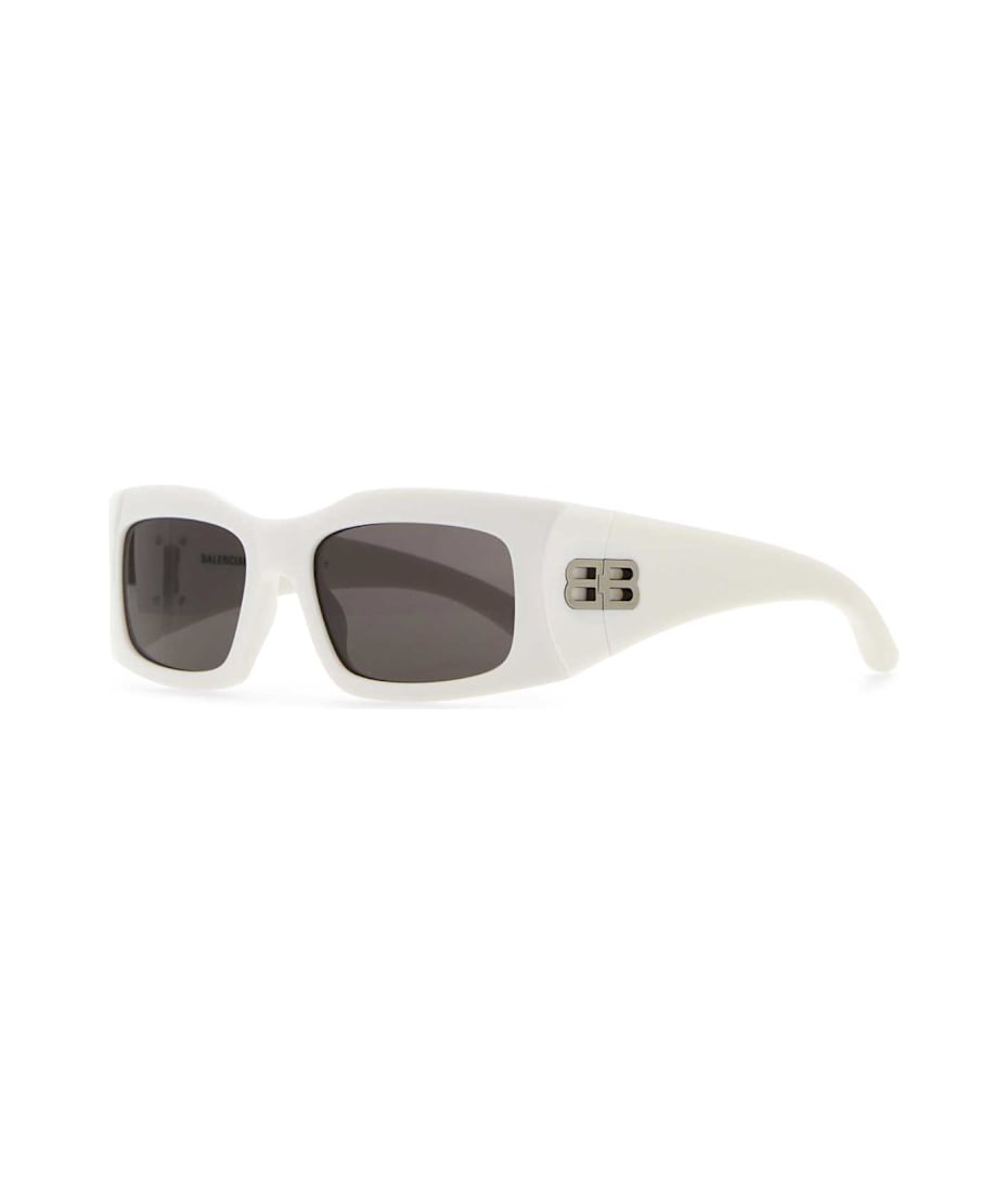 サングラス BALENCIAGA White acetate sunglasses (751432T0007 9000) Balenciaga Acetate Sunglasses | italist