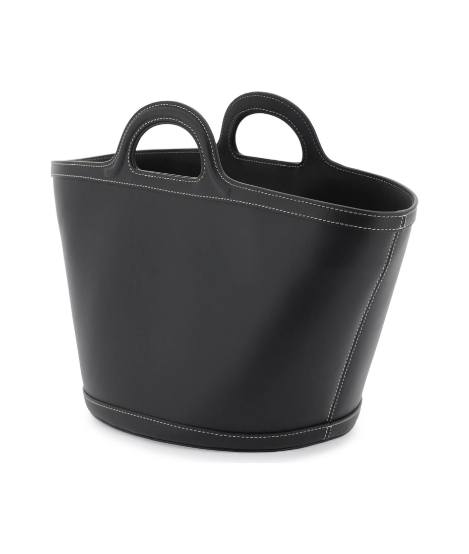 Marni Black Leather Small Tropicalia Bag | italist