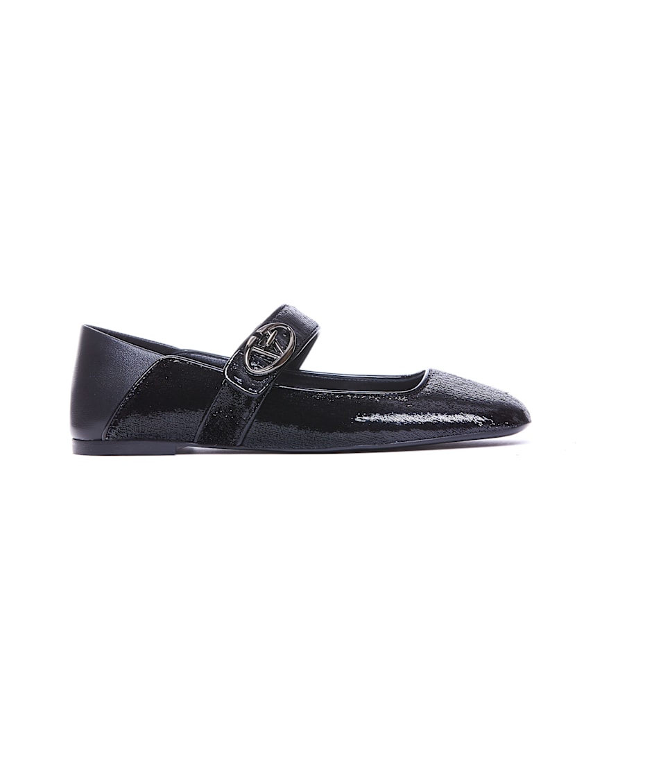 Valentino Garavani Mary-jane Vlogo Locker Flats | italist