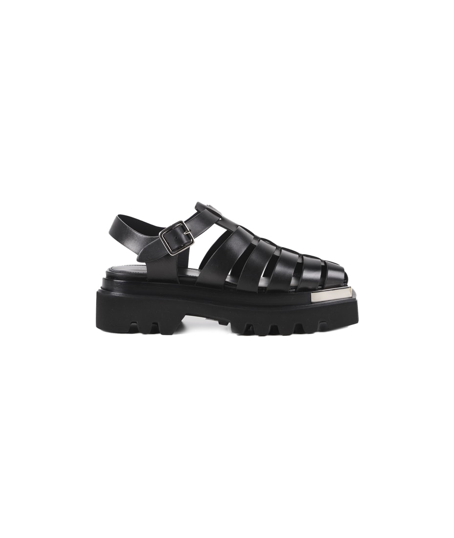 Peter Do Leather Platform Sandals | italist