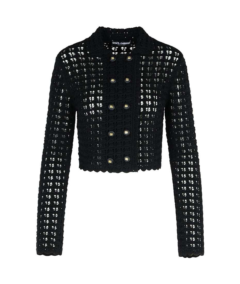 ジャケットその他 Dolce & Gabbana Black Virgin Wool Jacket Dolce & Gabbana Black Virgin Wool Jacket | italist