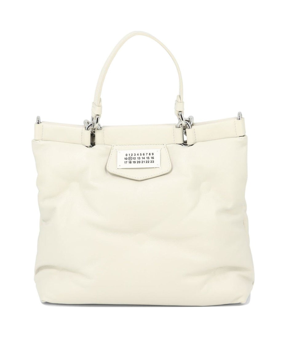 25AW【Maison Margiela】Glam Slam Embroidery Small Tote Maison Margiela Glam Slam Embroidery Trapezoid Tote Bag