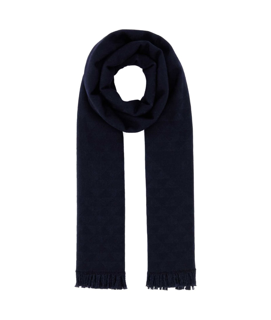 マフラー・ストール PRADA Embroidered cashmere blend scarf (1FS0102D3F F0008) Prada Embroidered Cashmere Blend Scarf | italist