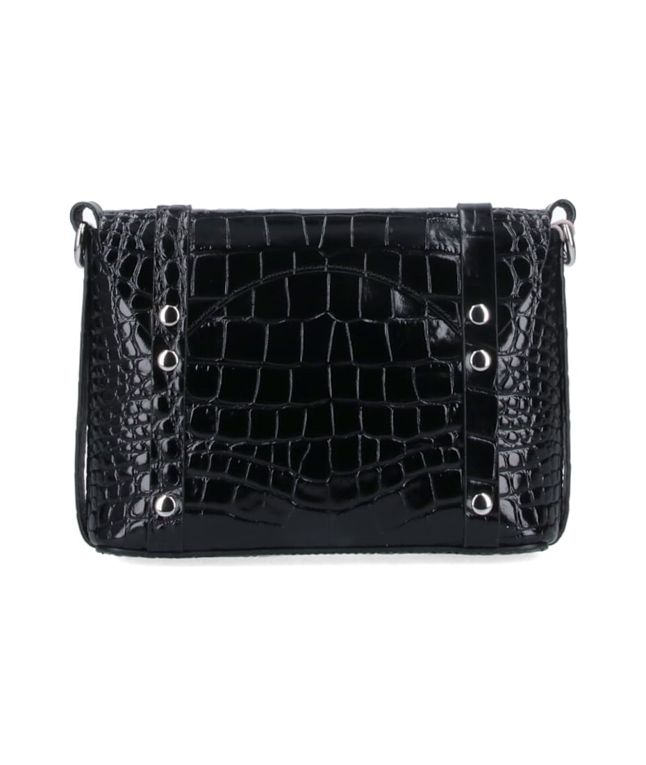 ★Vivienne Westwood★ Vivienne Westwood 48030002W L003T N401 Vivienne Westwood Betty Smooth Mini Crossbody bag leather