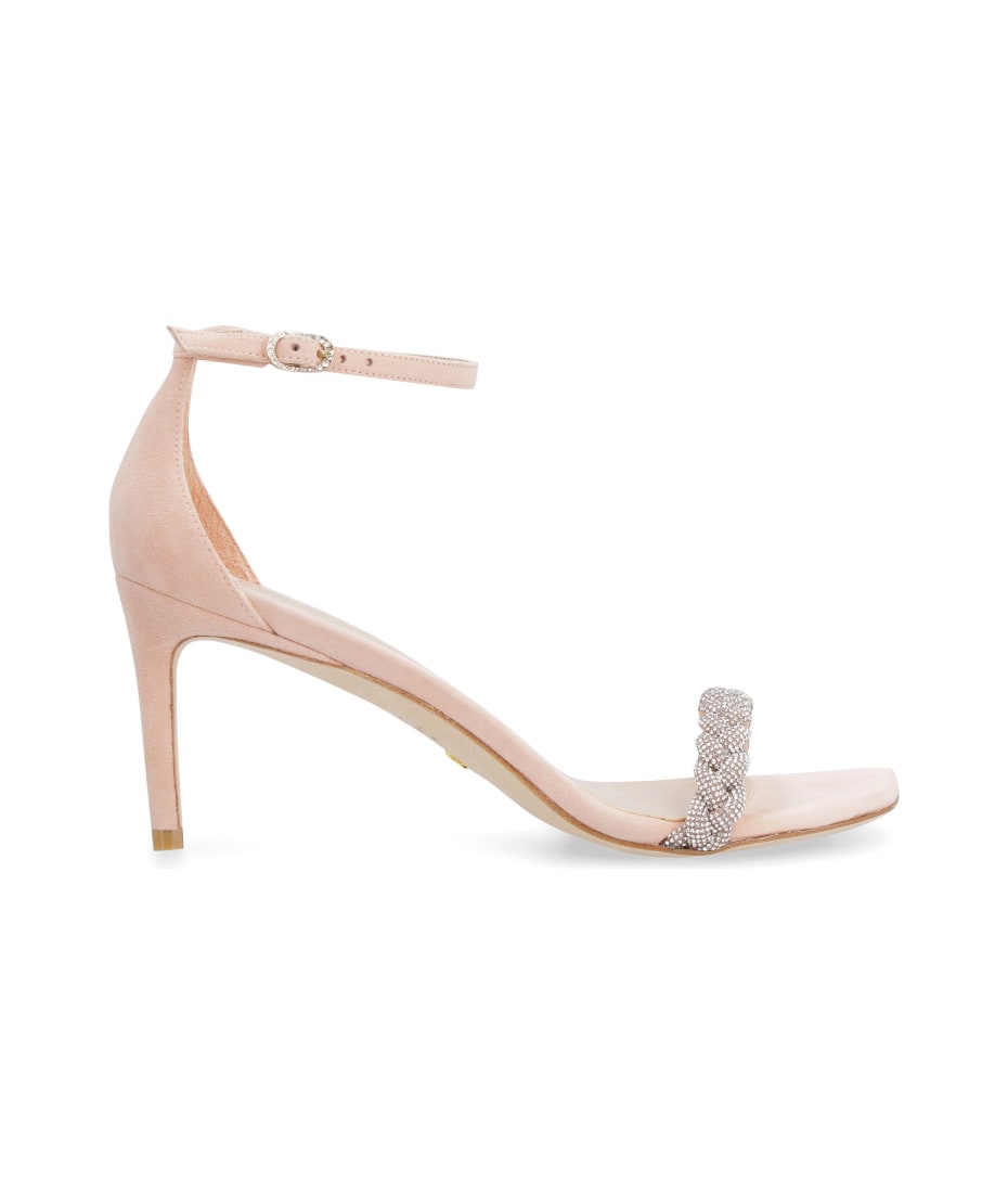 Stuart Weitzman Nudistcurve Suede Sandals | italist, ALWAYS