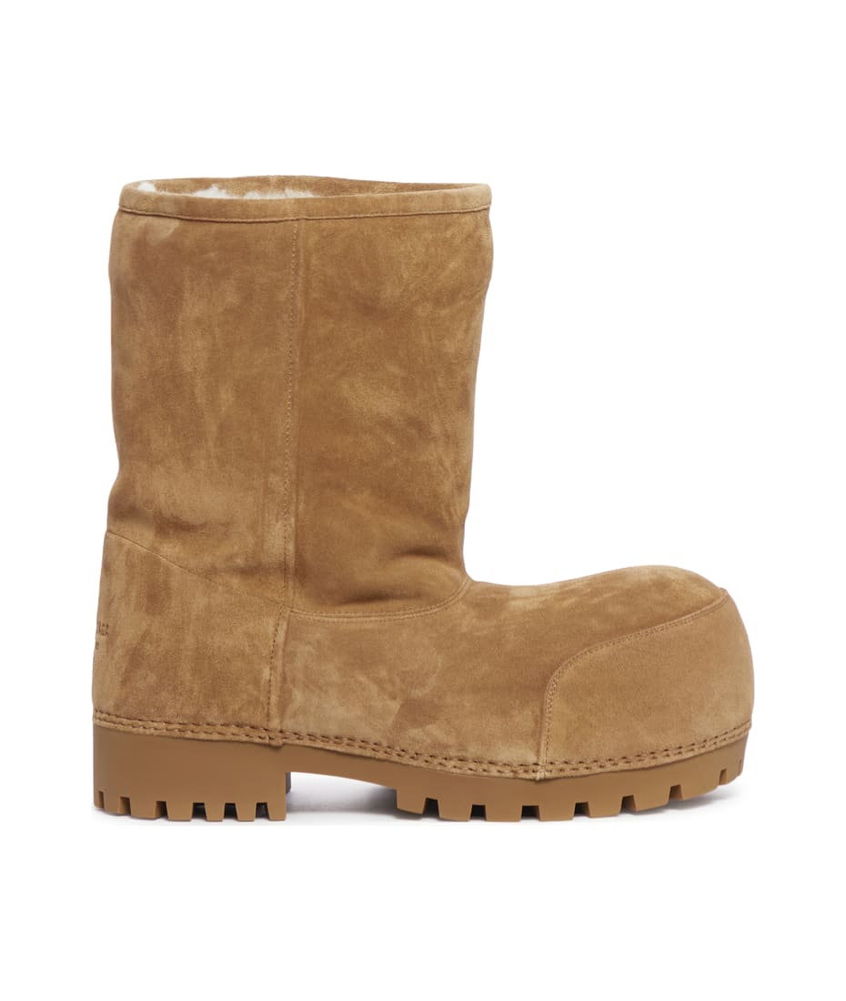 BALENCIAGA 　ＡＬ30kt Balenciaga Alaska Low Boot Suede/fake Shearling | italist