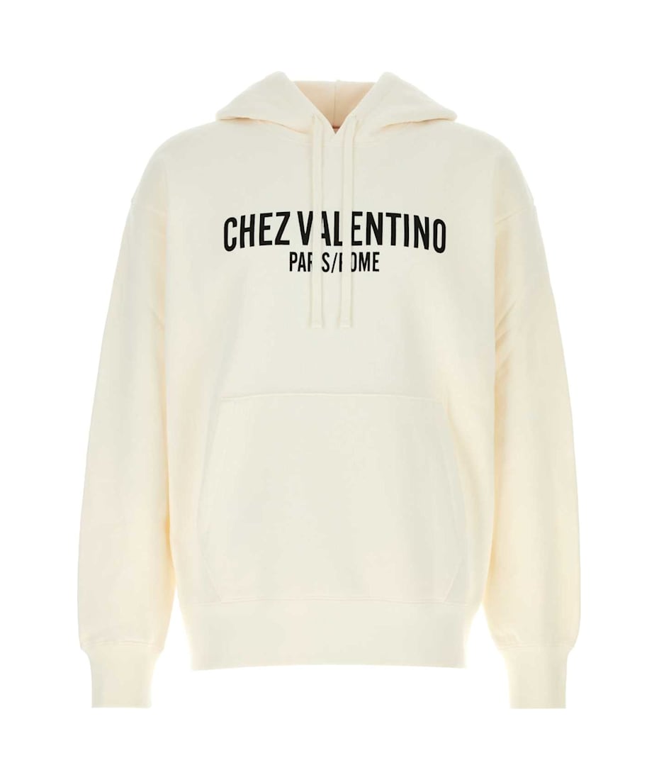 スウェット・トレーナー VALENTINO IVORY COTTON SWEATSHIRT VALENTINO IVORY COTTON SWEATSHIRT (VALENTINO/スウェット