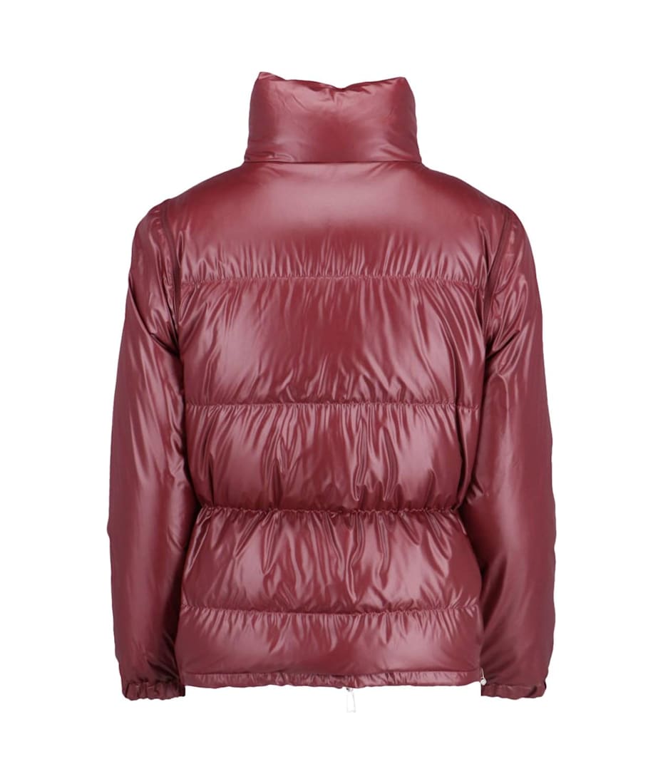 【送料&関税込】Moncler verone 1 Reversible Crop Down Jacket Black Verone reversible jacquard-trimmed quilted shell down