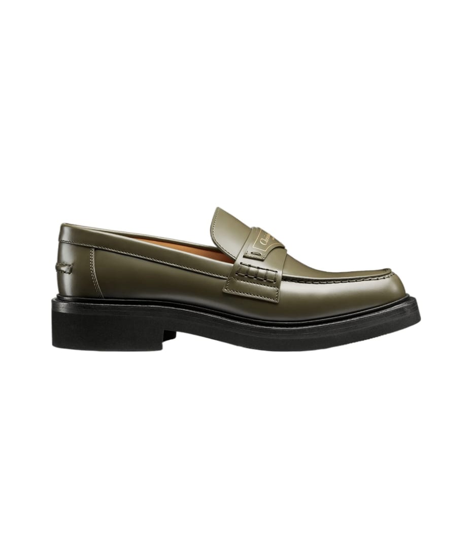 お値下げ！DIOR ローファー レアサイズ34 Dior レディース DIOR BOY LOAFER ブラック/ホワイト (Dior
