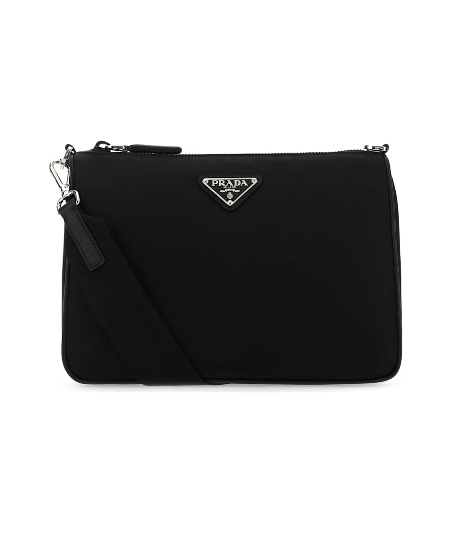 バッグ・カバンその他 PRADA BLACK RE-NYLON SKI BAG Prada Re-Nylon Pouch Crossbody Bag | Black | FARFETCH