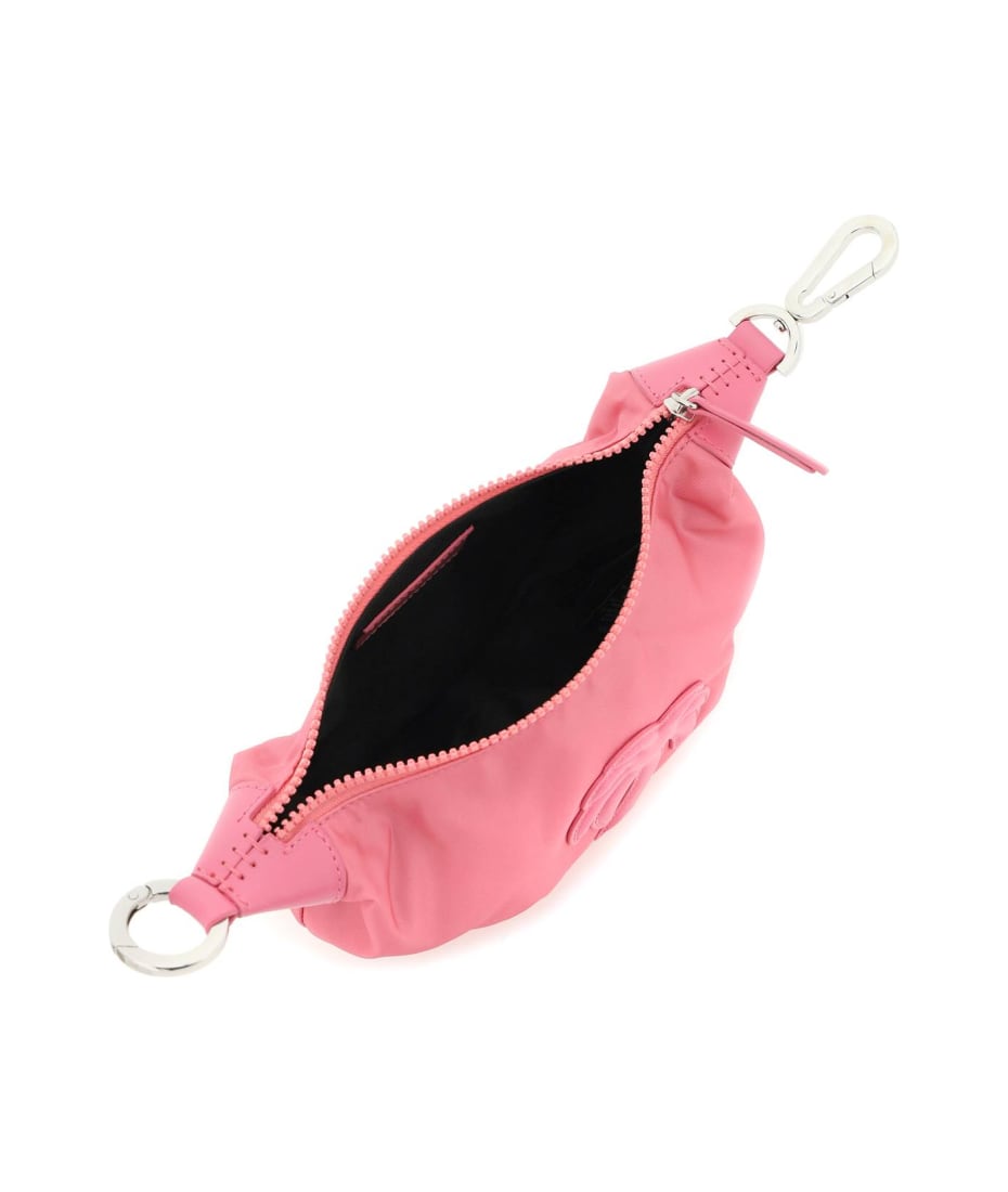 トートバッグ PALM ANGELS Dark Pink Fabric Big Palm Handbag Palm Angels Dark Pink Fabric Big Palm Handbag | italist