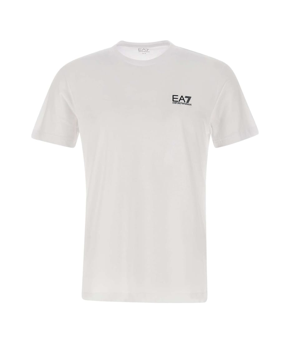 EA7 Cotton T-shirt - WHITE