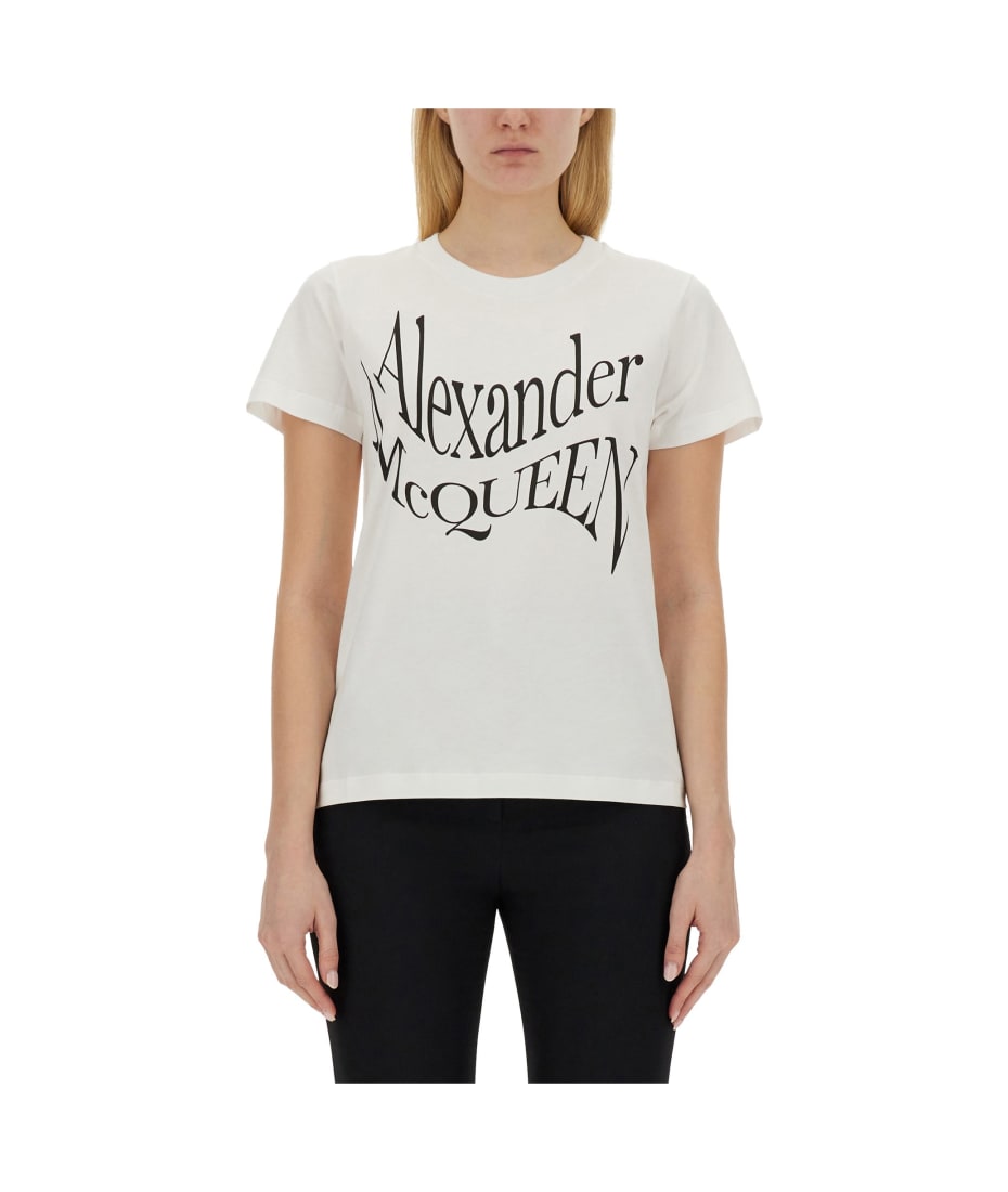 Women's Alexander Mcqueen Magliette Alexander McQueen Printed